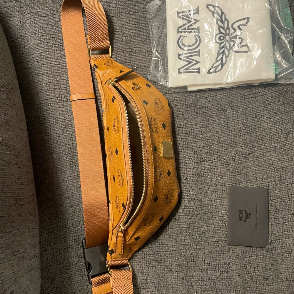 Mcm side bag brand new never used!